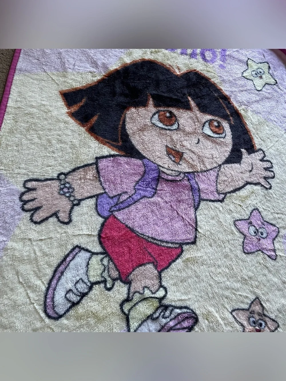 Lot 2 Dora the Explorer Fleece Blanket 